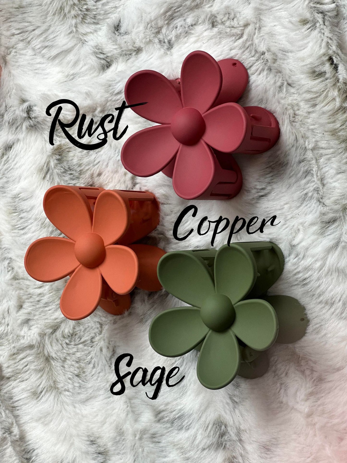 Floral Hair Claw