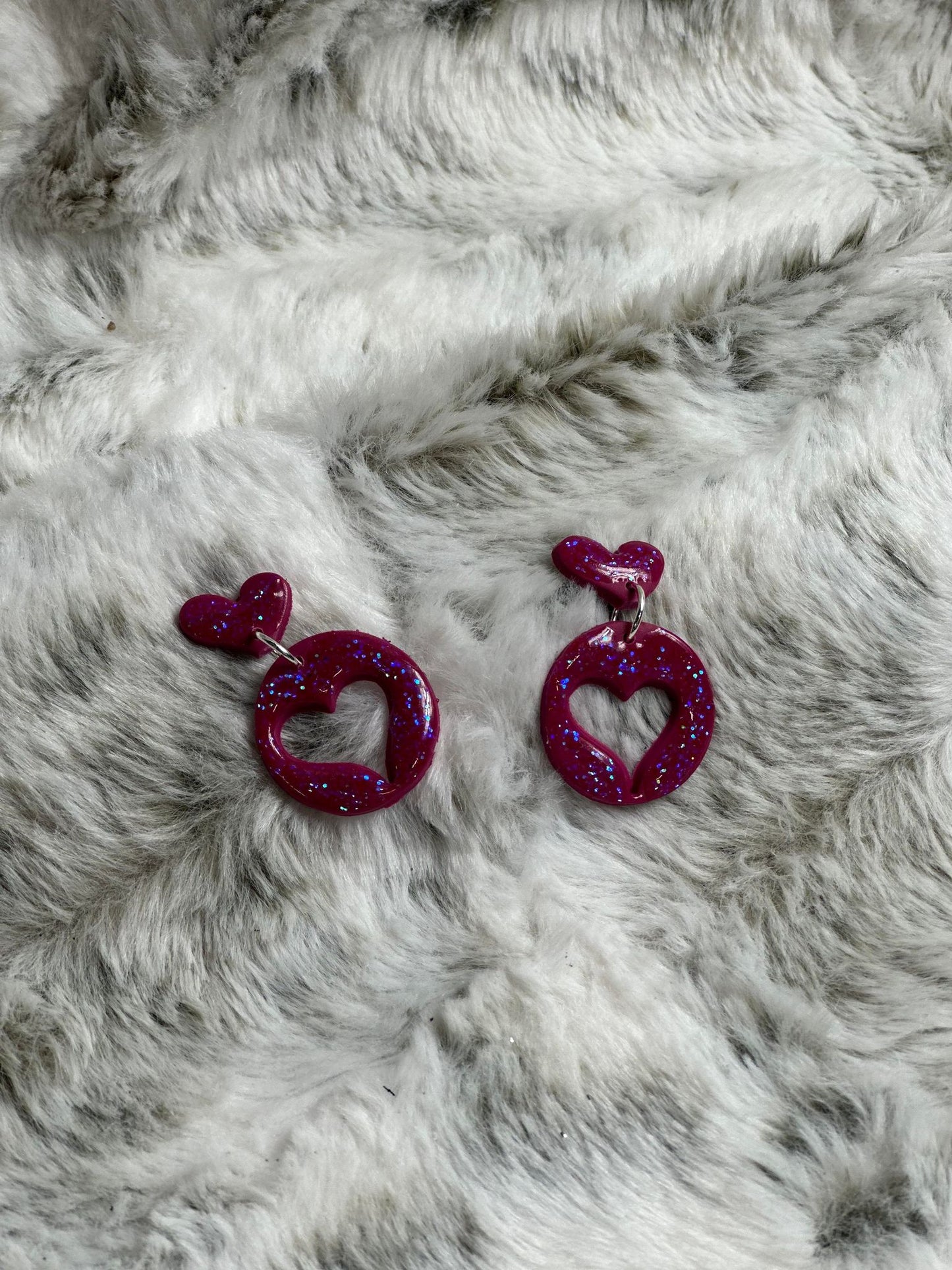 Glitter Love Hoops