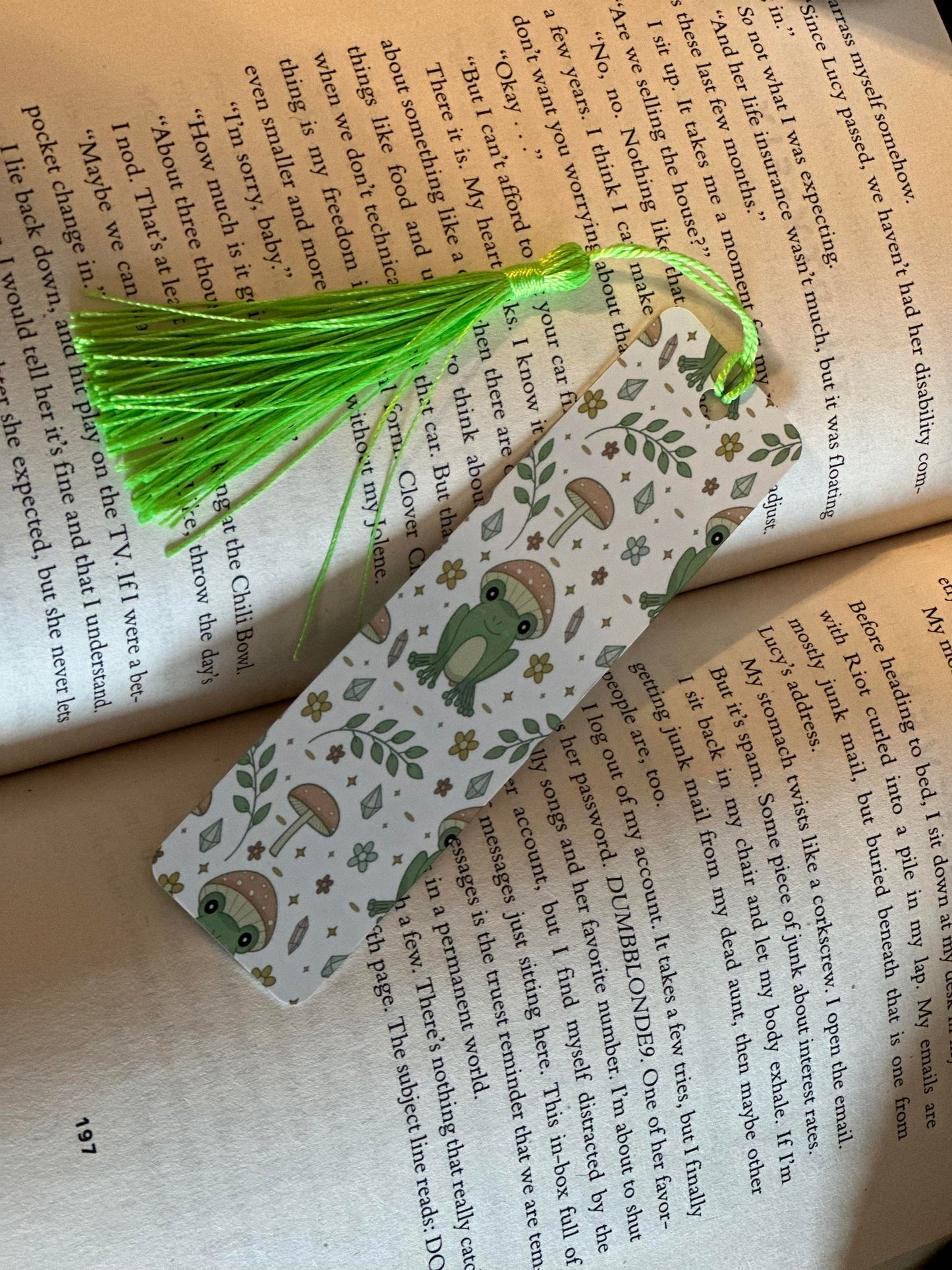 Aluminum Bookmark w/ Tassel