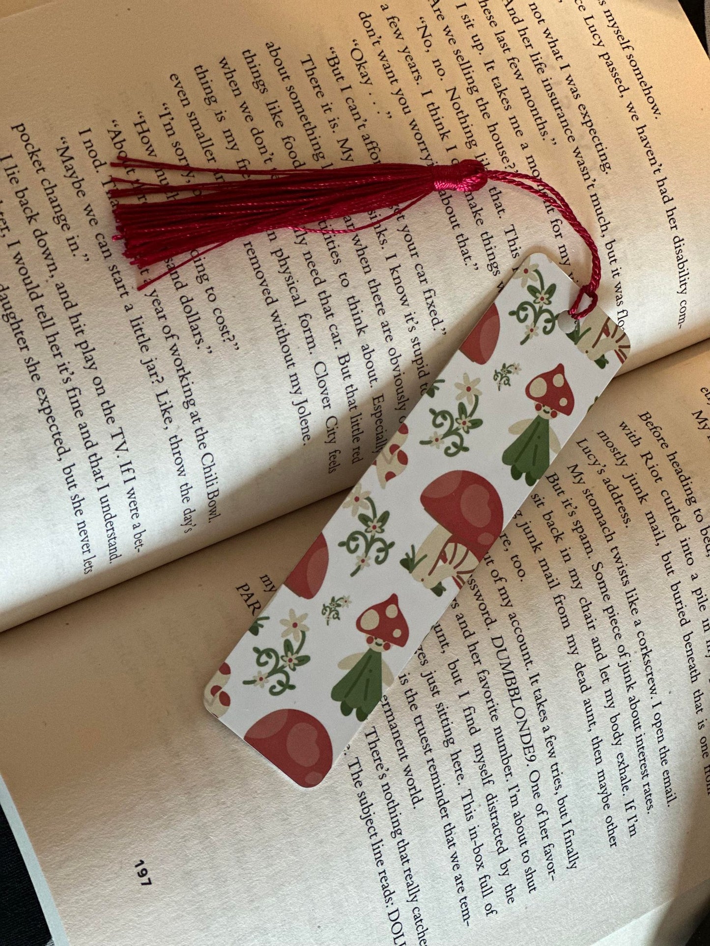 Aluminum Bookmark w/ Tassel