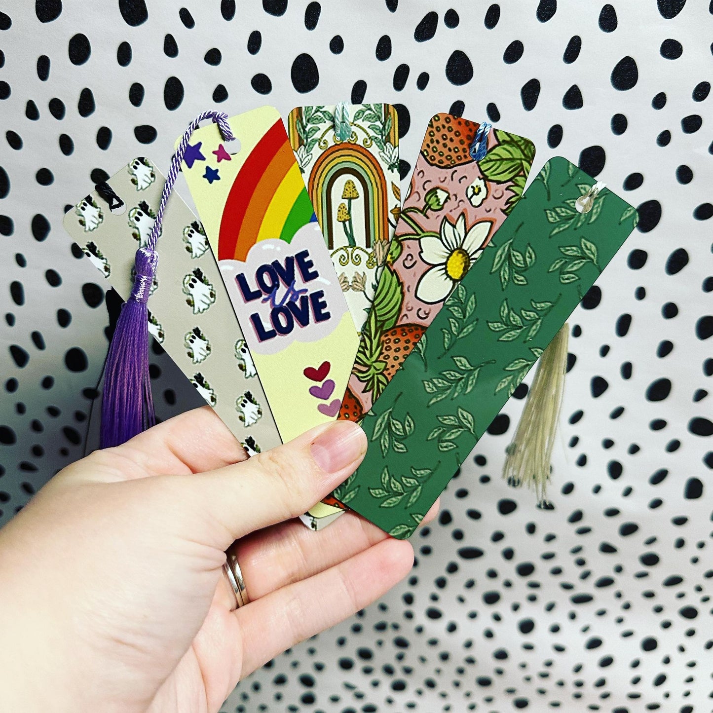 Aluminum Bookmark w/ Tassel