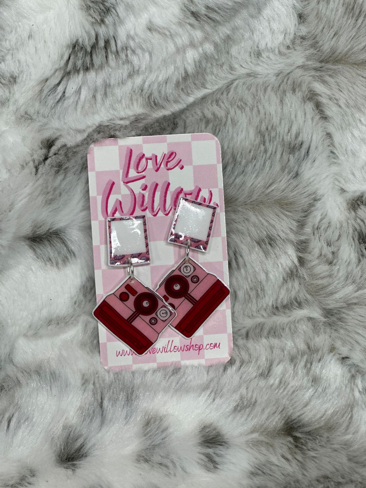 Vintage Camera Earrings