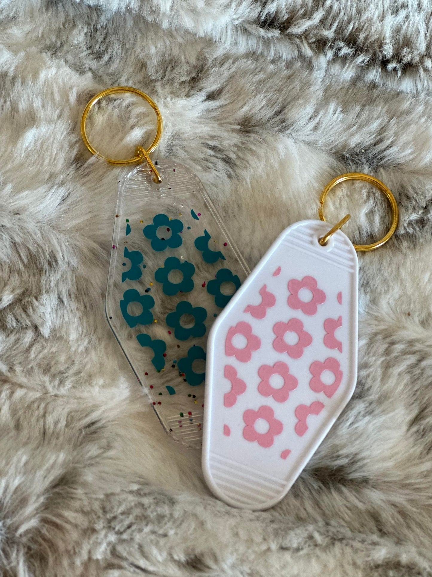 Daisy Floral - Motel Style Keychain