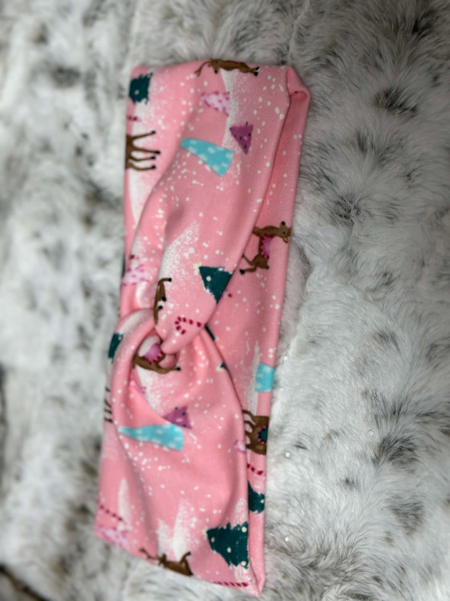 Knotty Twist Headband - Christmas Prints 2024