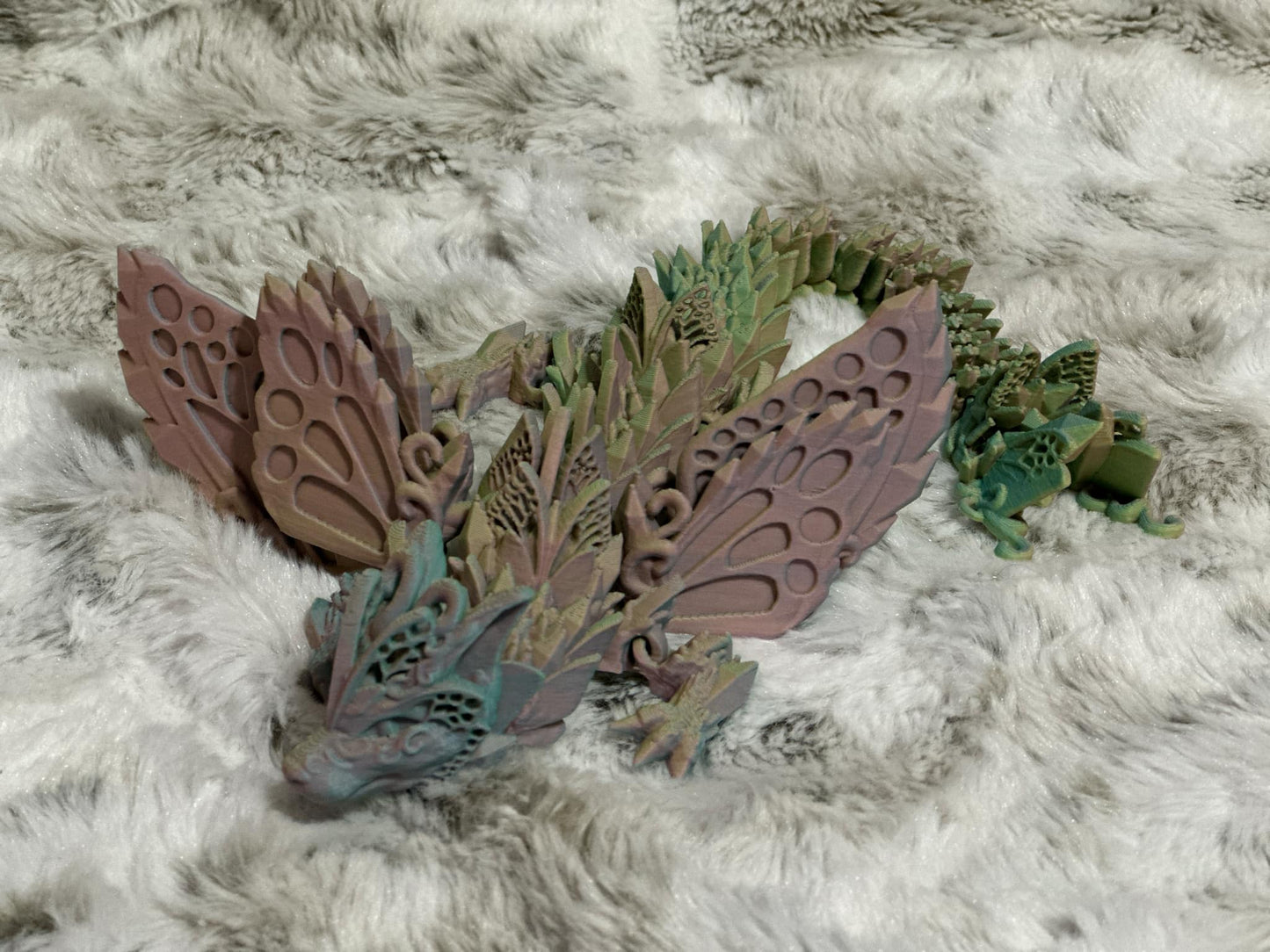 Fae Wolf Articulated Dragon