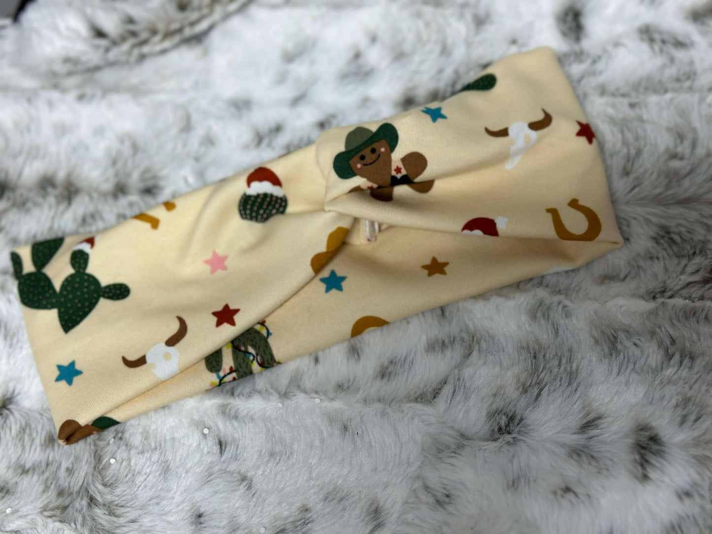 Knotty Twist Headband - Christmas Prints 2024