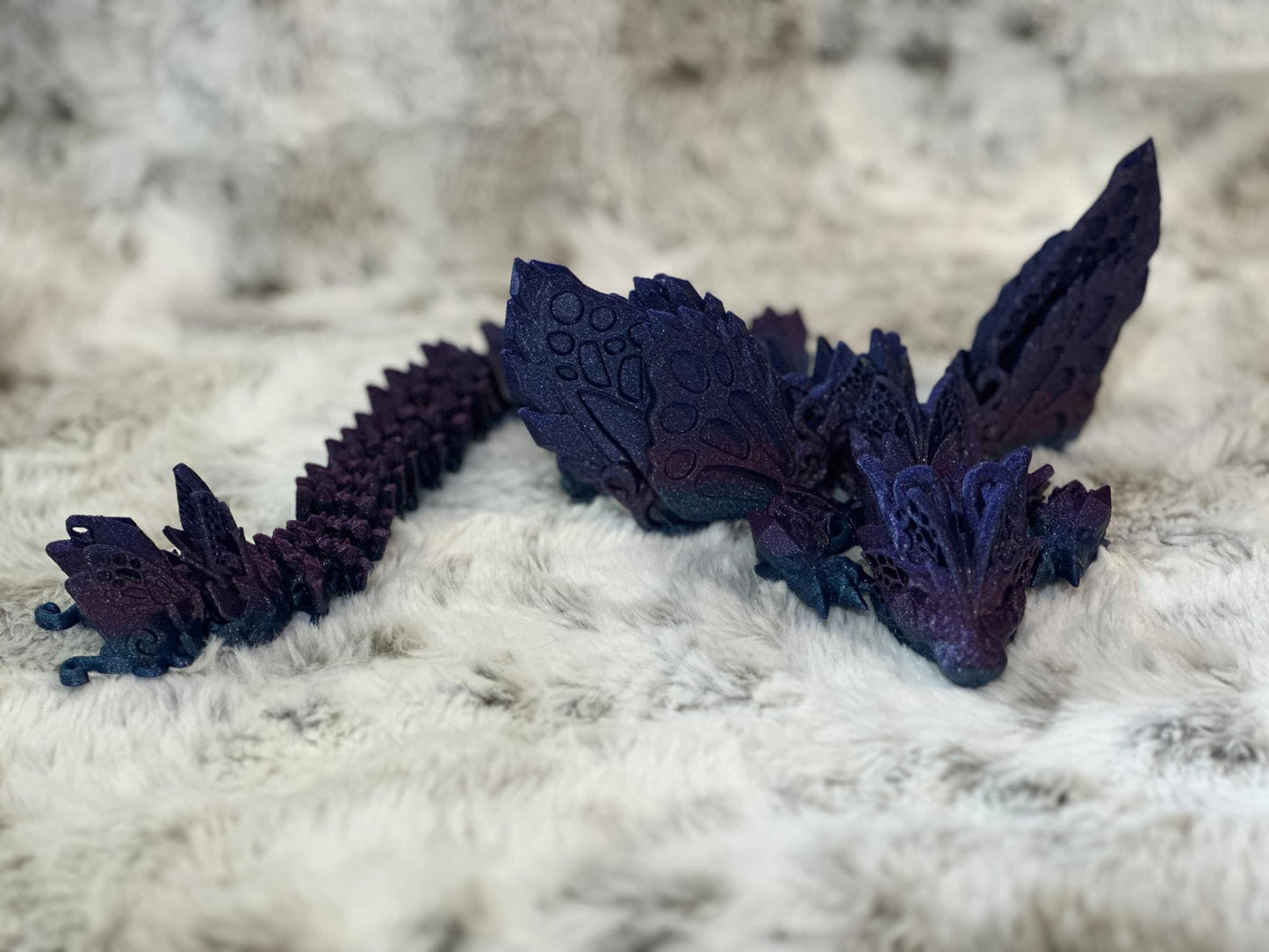 Fae Wolf Articulated Dragon