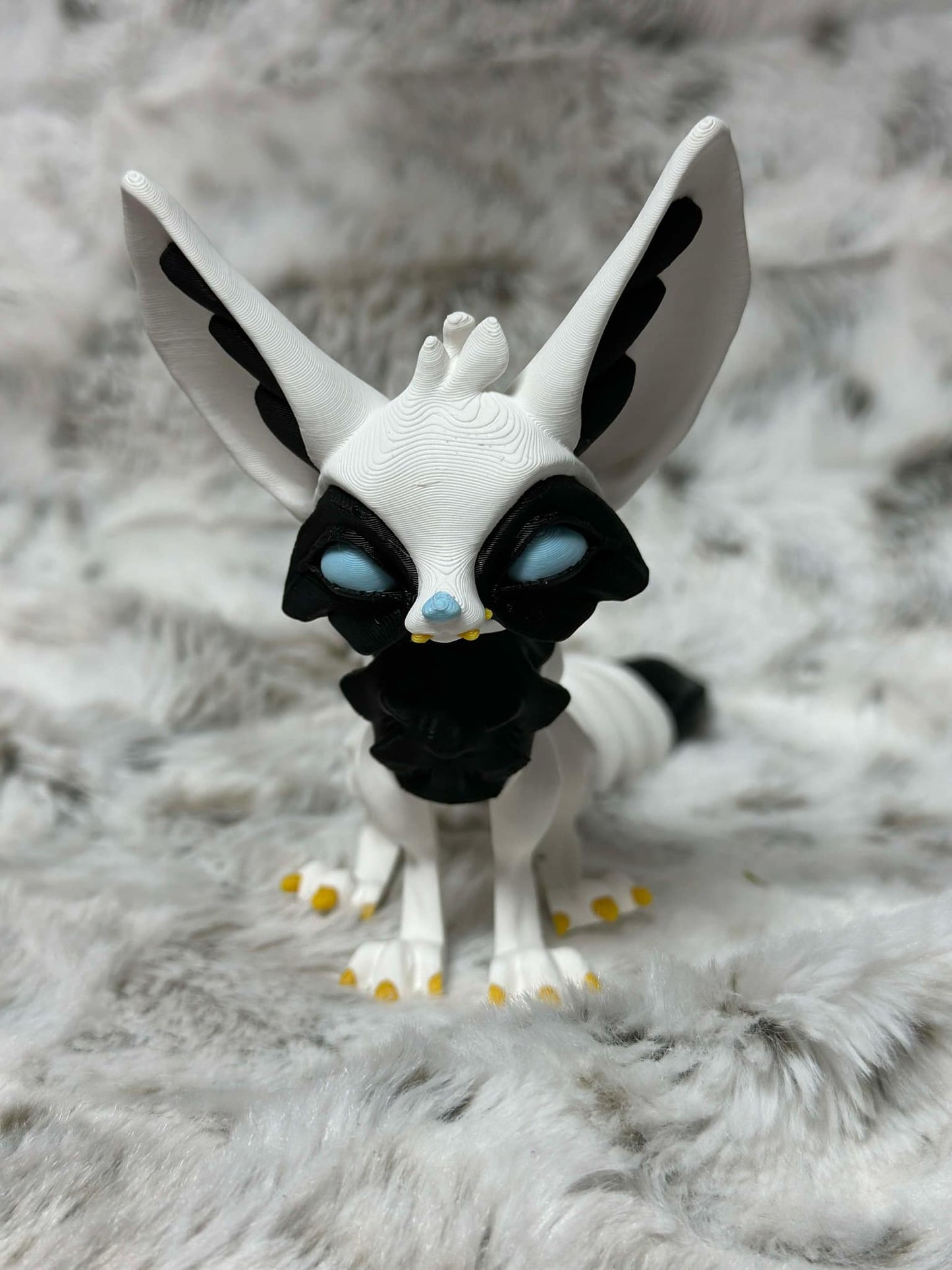 Creepy Fennec Fox - Articulating Figure