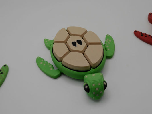 Fruit Turtle Clickers - 7 Button Fidget