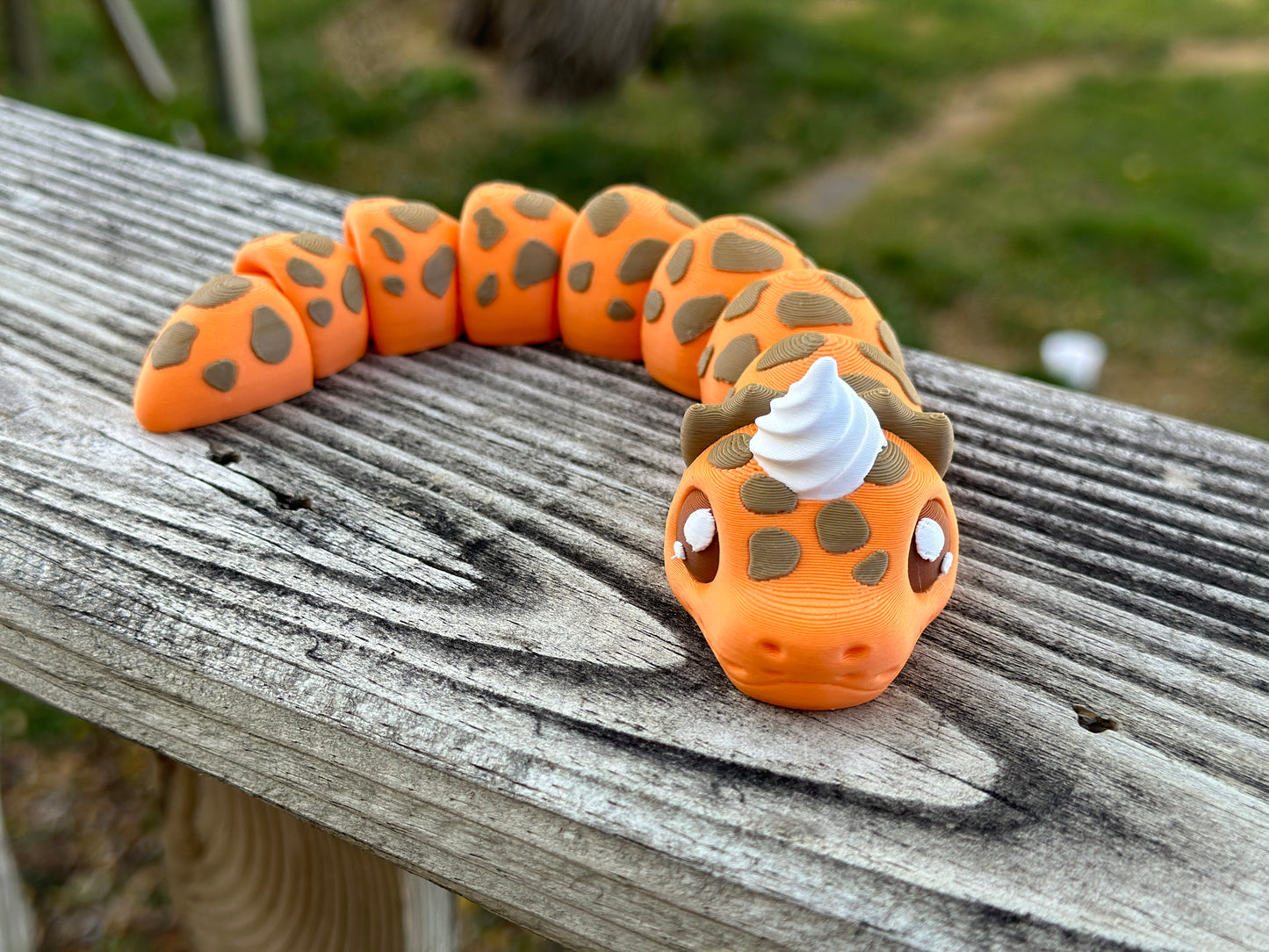 Pumpkin Piethon- Articulating Figure