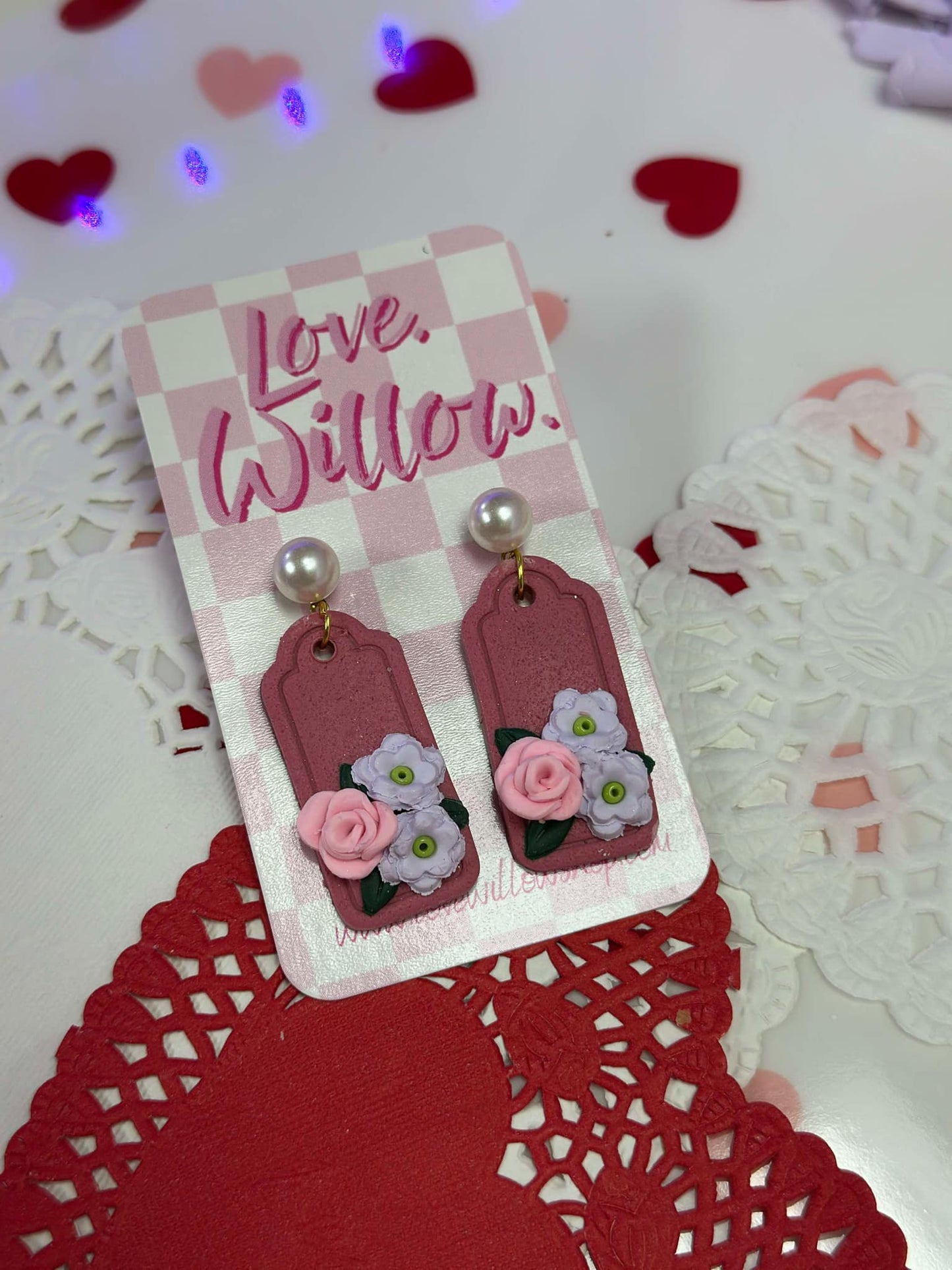 Floral Valentine Earrings