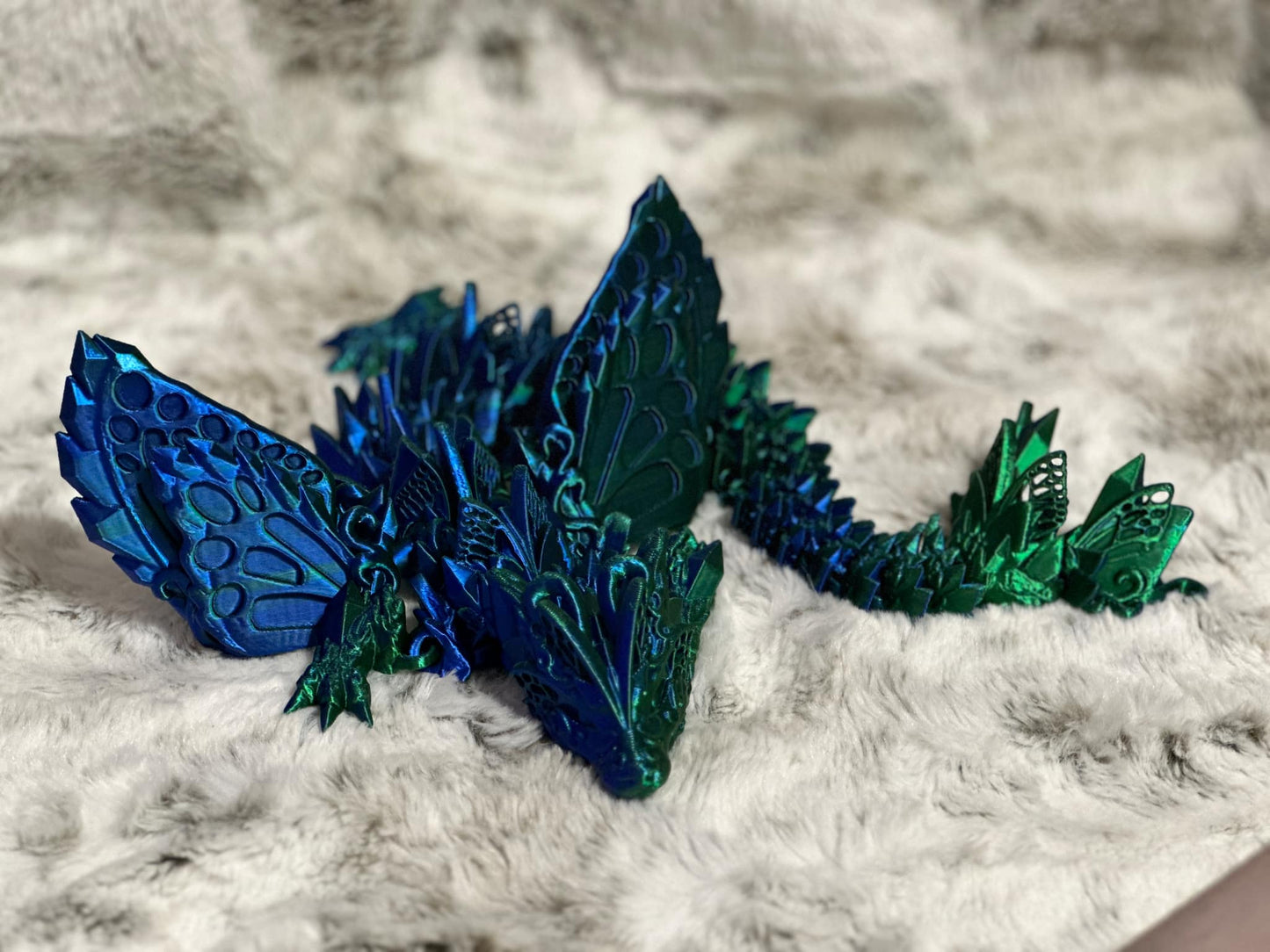 Fae Wolf Articulated Dragon