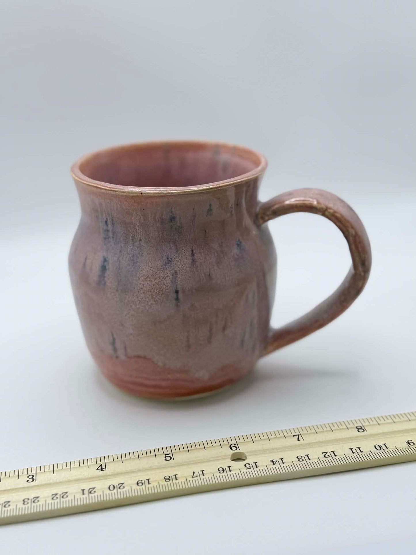 Pink Spotty Stoneware Mug