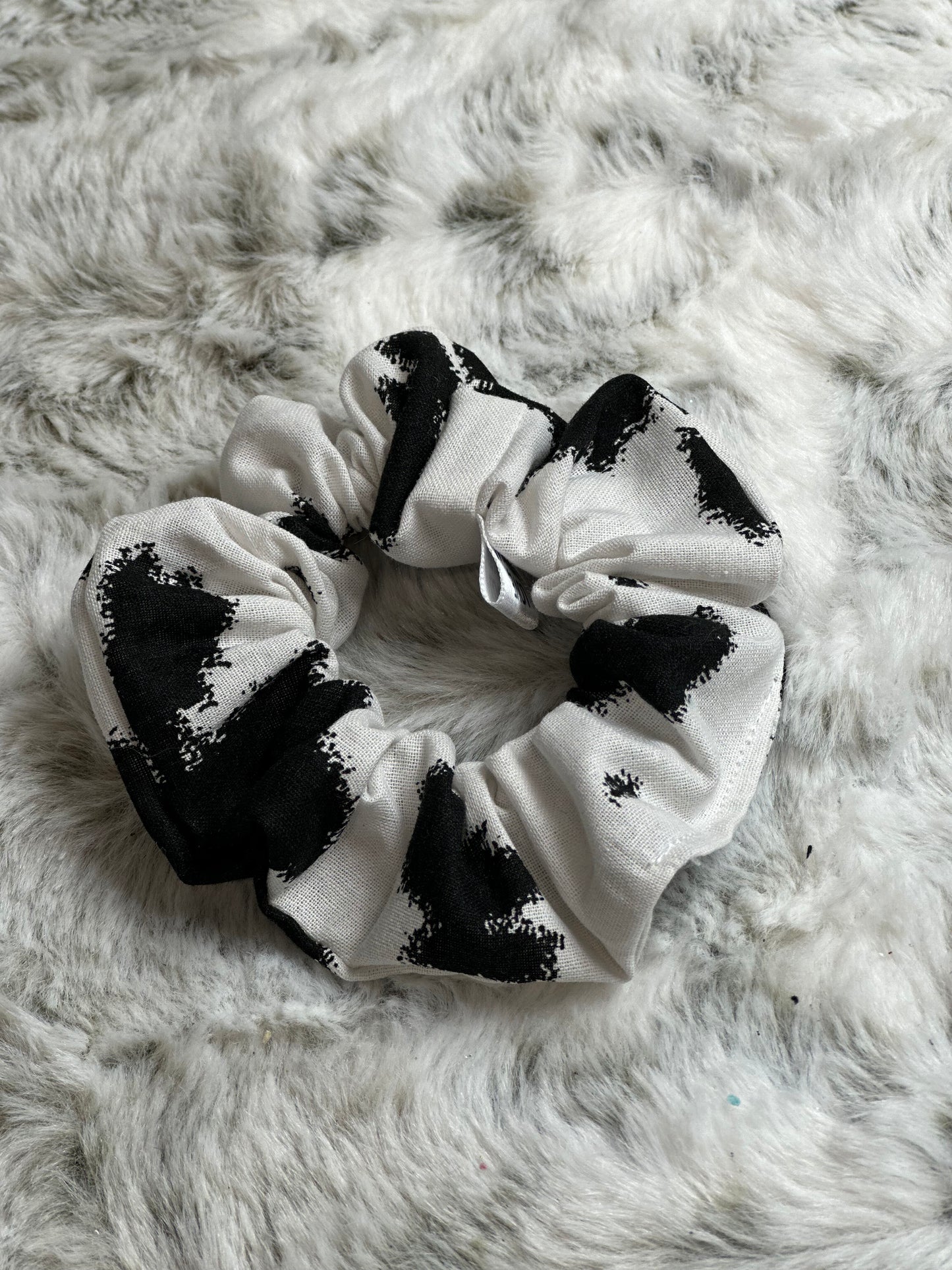 Cow Print Scrunchie