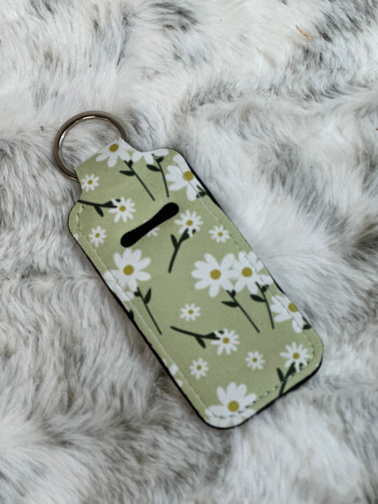 Neoprene Lip Balm Holder Keychain