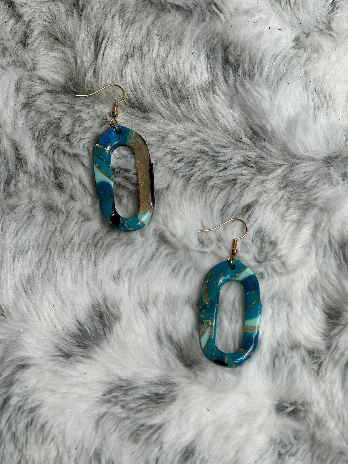 Blue & Gold Collection - Open Ovals