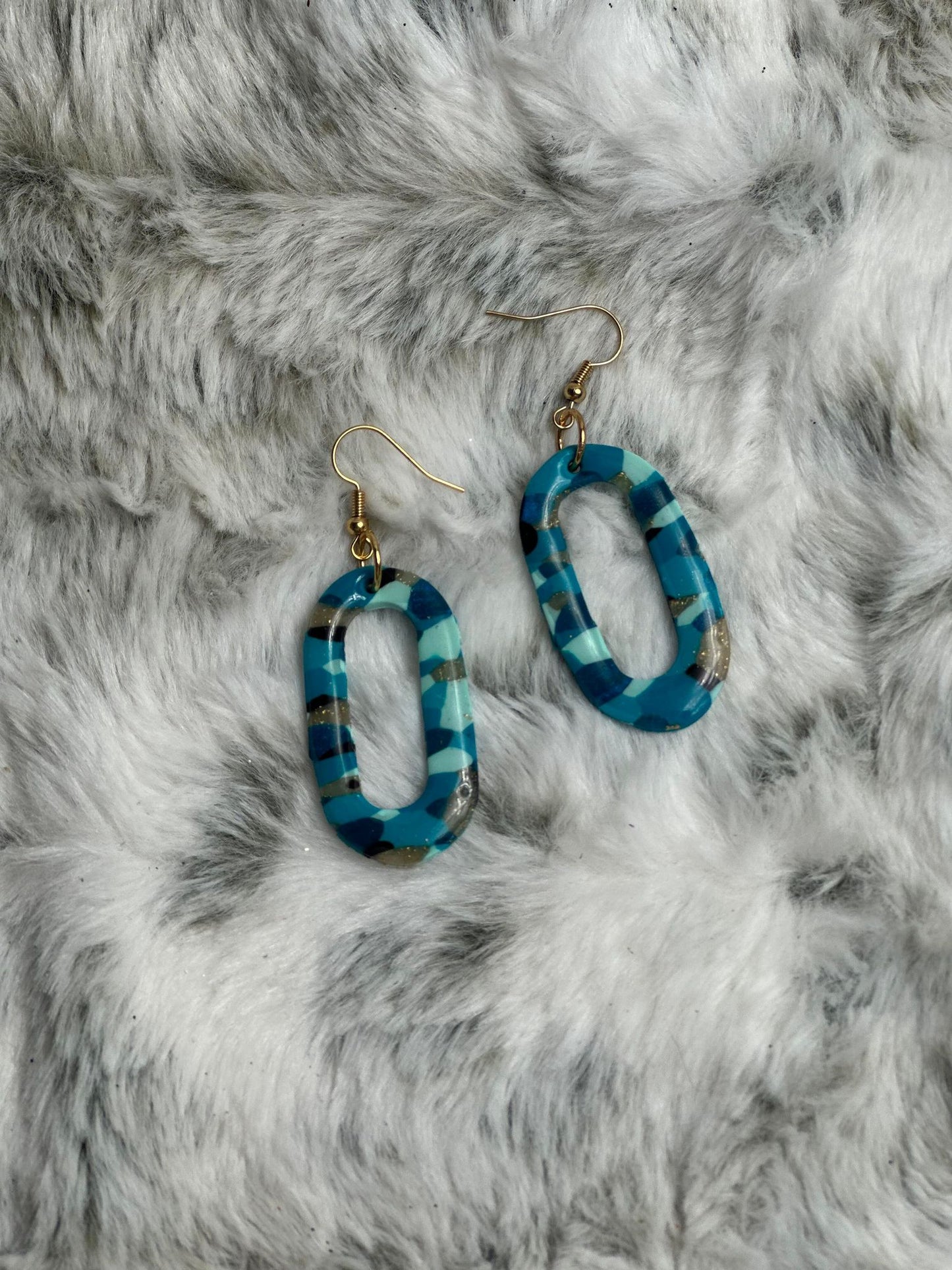 Blue & Gold Collection - Open Ovals