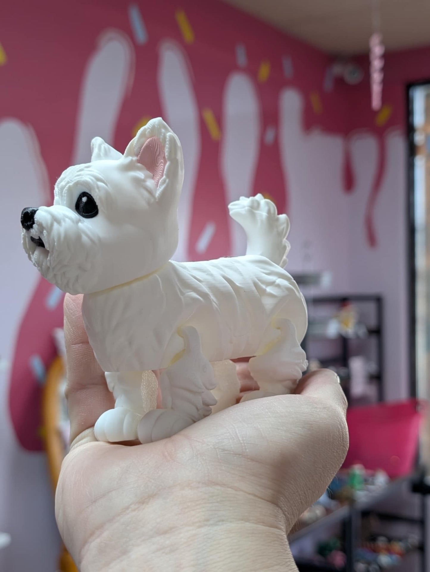 Westie Dog Articulating Figure