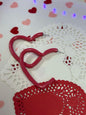 Heart Shaped Hoop Earrings