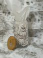 Clear 16oz Glass Can w/ Bamboo Lid & Straw