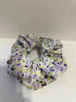 Purple Floral Scrunchie
