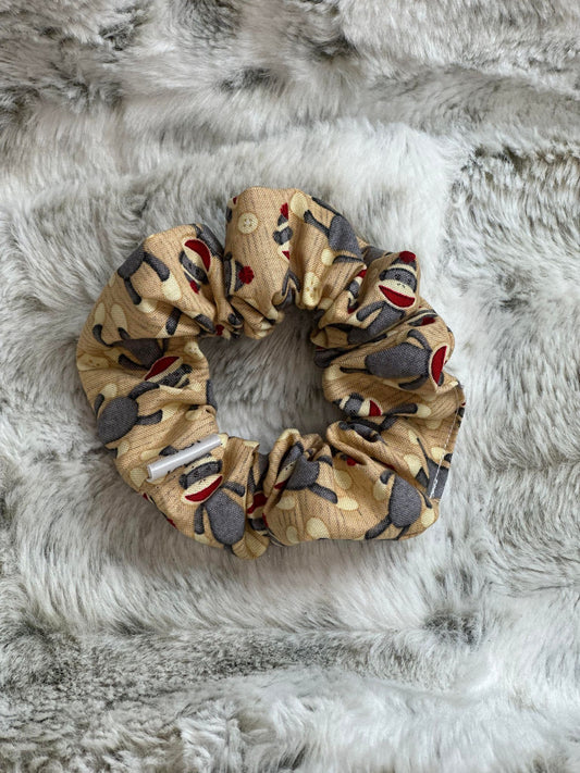 Sock Monkey Scrunchie - Regular