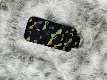 Neoprene Lip Balm Holder Keychain