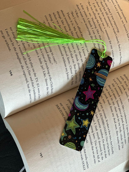 Aluminum Bookmark w/ Tassel