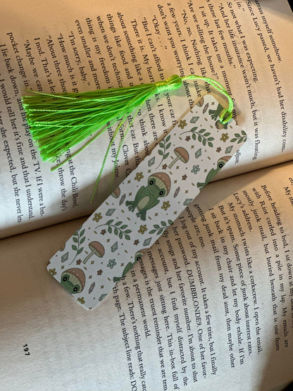 Aluminum Bookmark w/ Tassel
