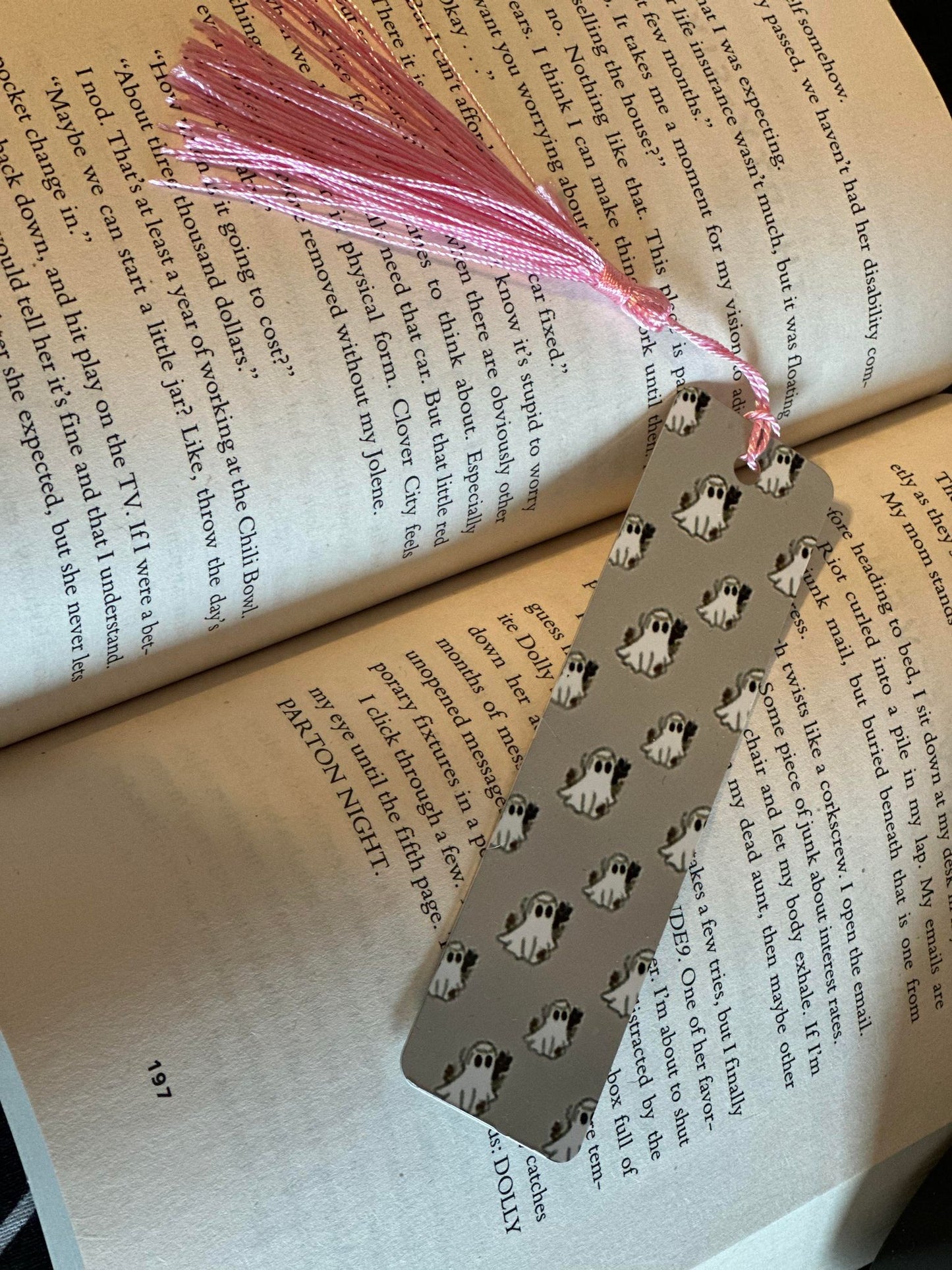 Aluminum Bookmark w/ Tassel