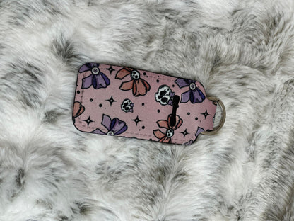 Neoprene Lip Balm Holder Keychain