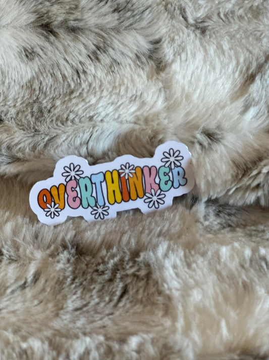 Overthinker Sticker