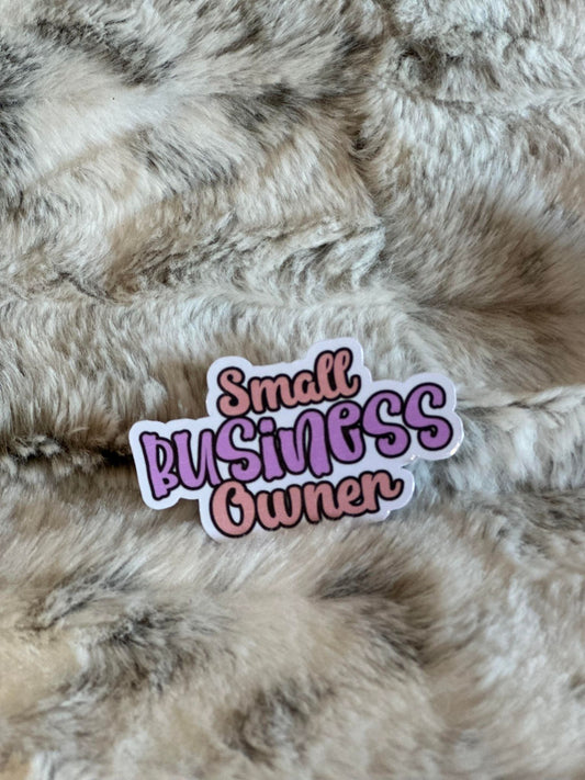 Small Business Owner Sticker