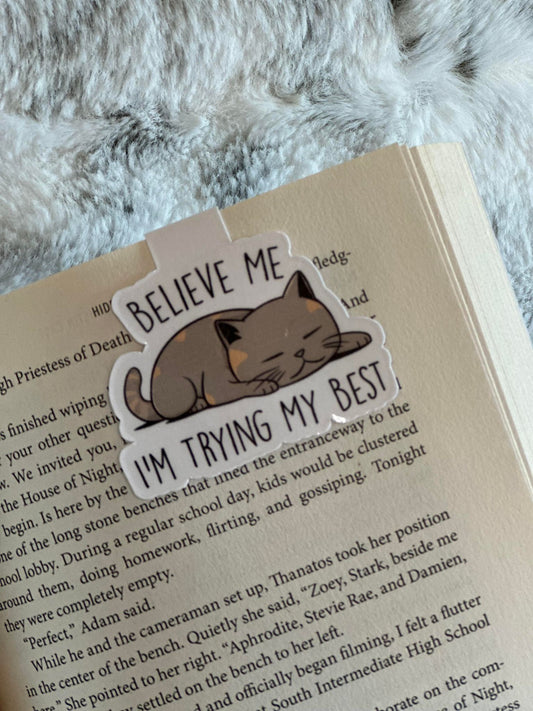 Trying My Best - Magnetic Bookmark