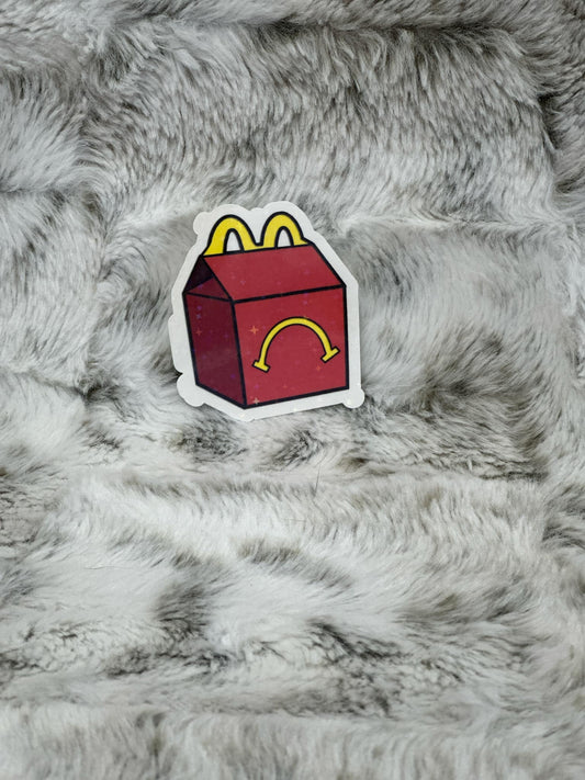 Sad Meal Sticker
