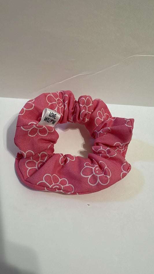 Smiley Daisy Scrunchie