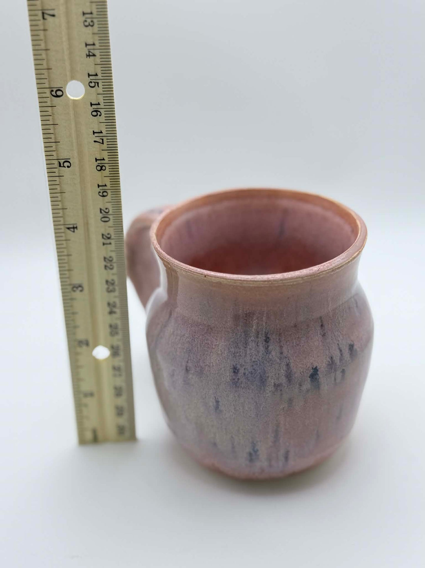Pink Spotty Stoneware Mug