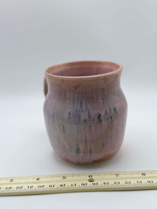 Pink Spotty Stoneware Mug