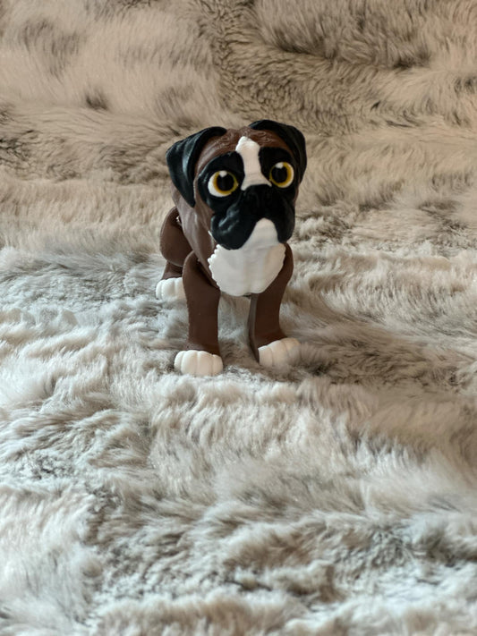Boxer Dog Articulating Figure