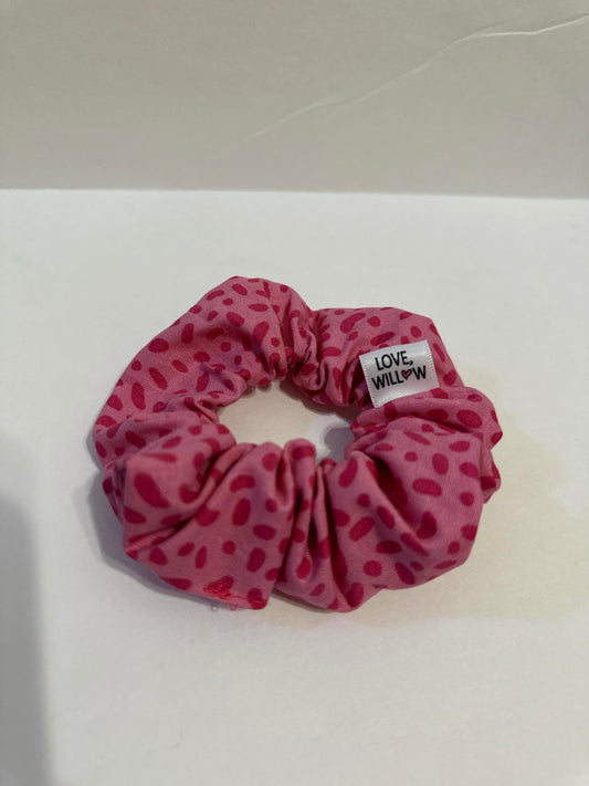 Spotted in Pink Scrunchie