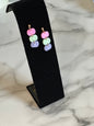Elegant Pastel Pumpkin Dangles