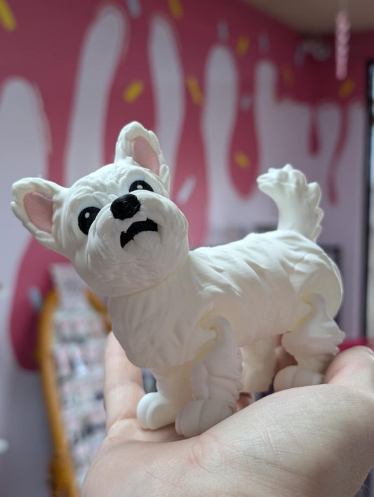 Westie Dog Articulating Figure