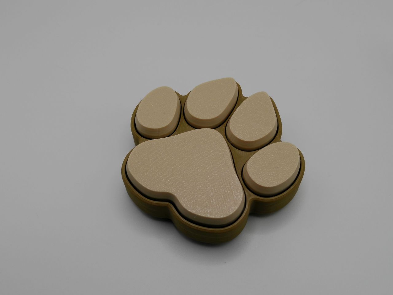 Dog & Cat Paw - 5 Button Fidget