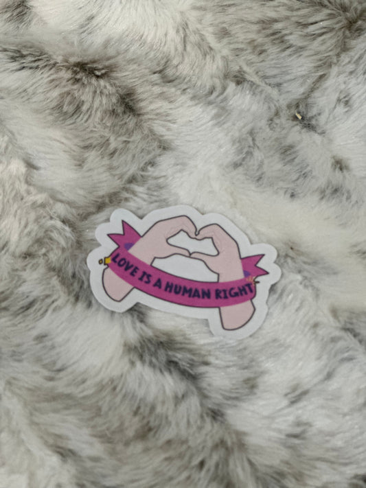 Love is a Human Right Sticker