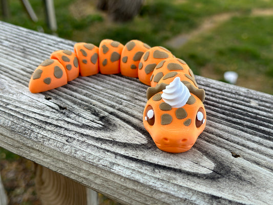 Pumpkin Piethon- Articulating Figure