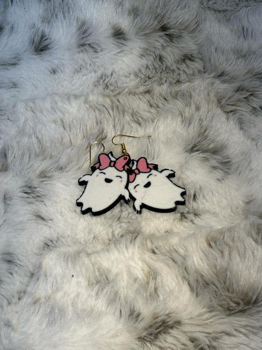 Bow Ghost Earrings
