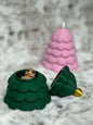 Christmas Tree Container w/ 4 Mini Figures