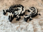Black & Glow in the Dark Duo Color Gemstone Dragon