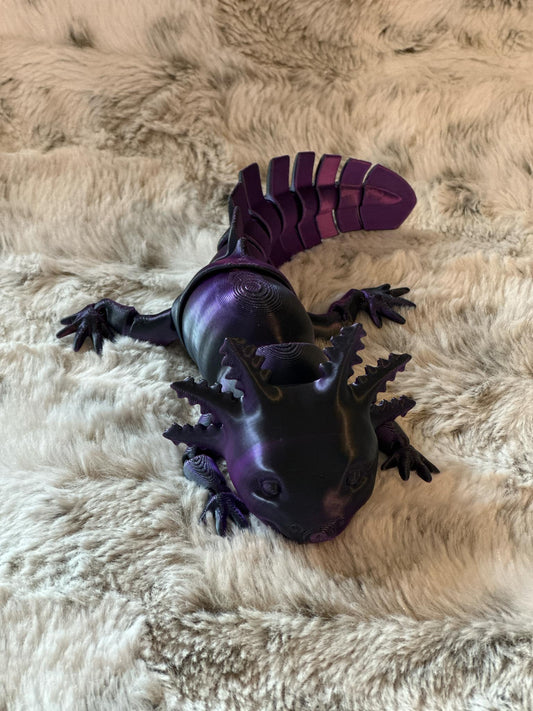 Purple Black Axolotl