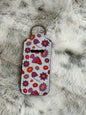 Neoprene Lip Balm Holder Keychain